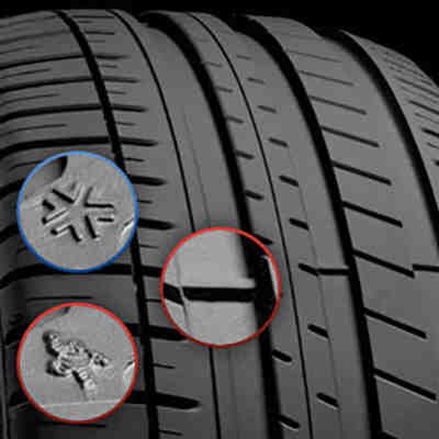 Comment reconnaissez-vous les pneus avant et arrière?
